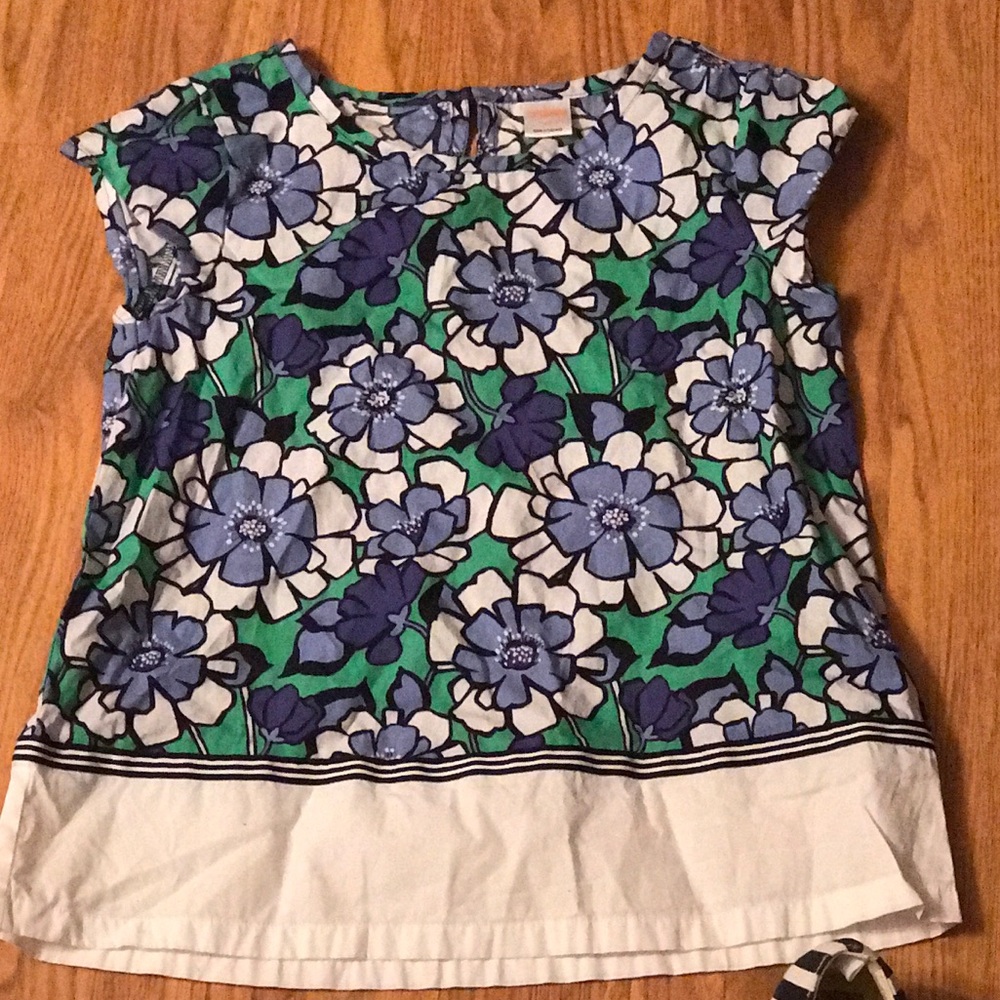 Girls Gymboree floral top